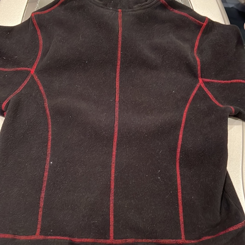 Uber vintage original nasty pig New York City medium fleece black red pull over - Picture 7 of 7